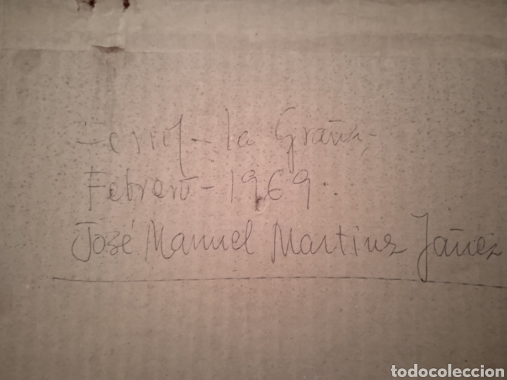 Otros objetos de arte: DIBUJO LA GRA&Ntilde;A FERROL 1969 - Foto 3