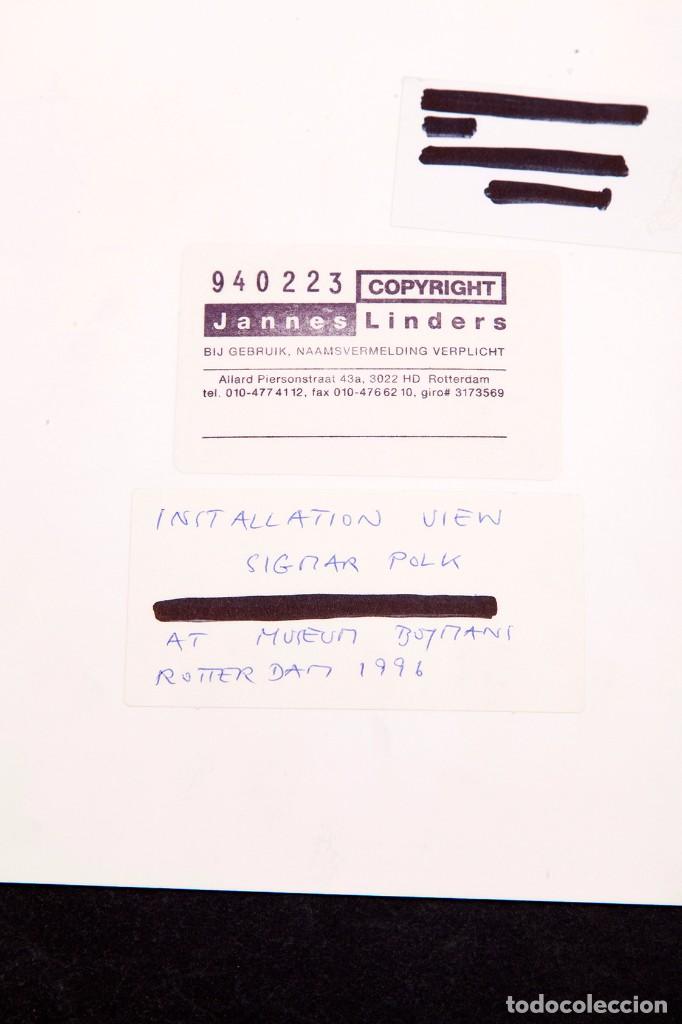 Otros objetos de arte: SIGMAR POLKE - 2 PHOTOS 1996 - INSTALLATION - Foto 5