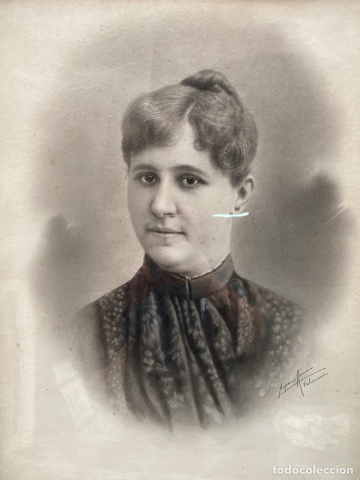 Otros objetos de arte: Retrato Dama. Firmado - Foto 2