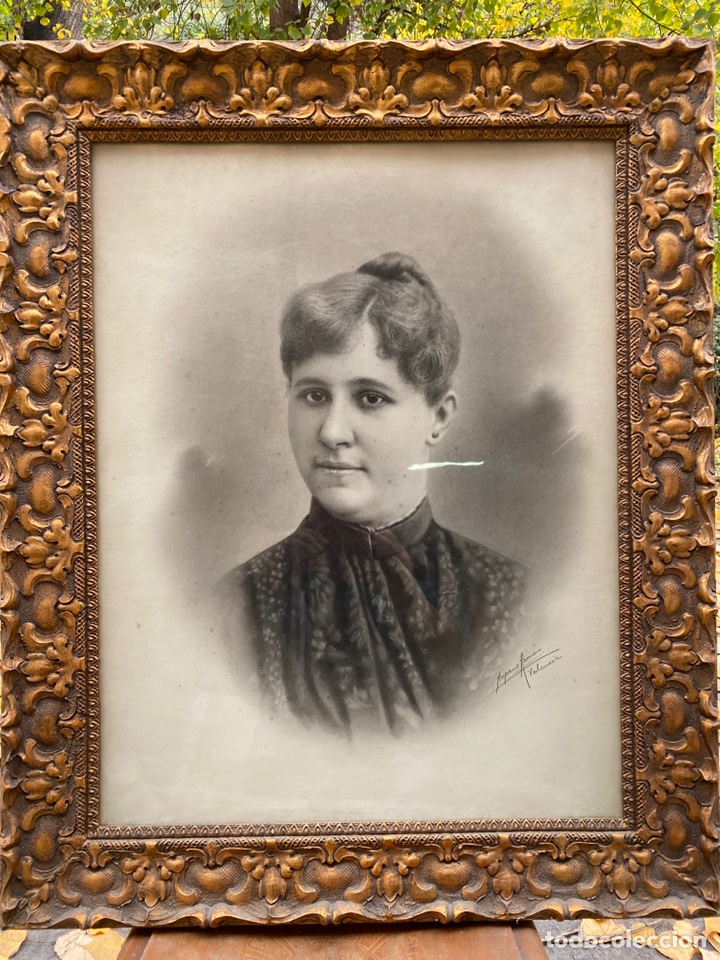 Otros objetos de arte: Retrato Dama. Firmado - Foto 1