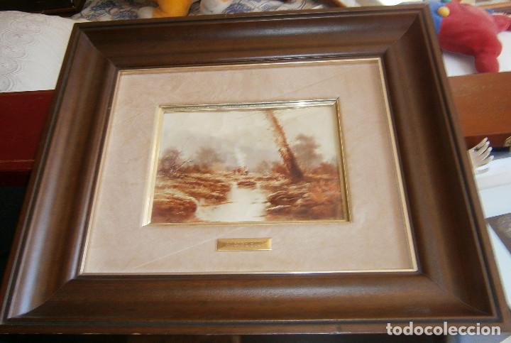 Otros objetos de arte: cuadro en esmalte del pintor Albors Boti - Foto 1