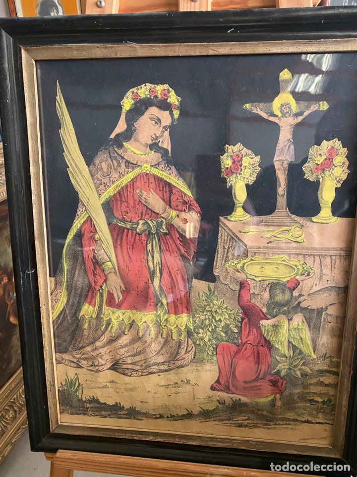 Otros objetos de arte: Cuadro Virgen - Foto 1