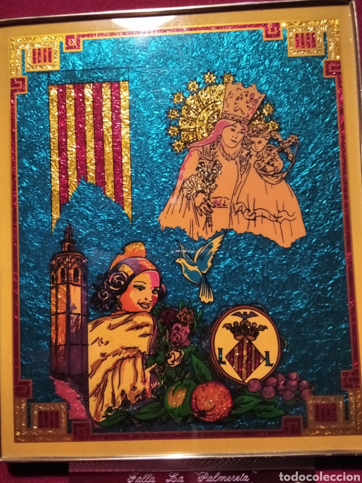 Otros objetos de arte: Cuadro, FALLA LA PALMERETA A DESAMPARADOS SOLER GARCIA FALLERA 1978 - Foto 2