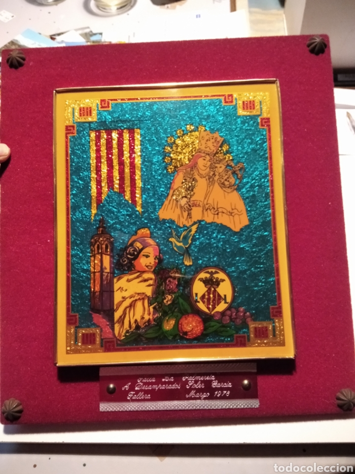 Otros objetos de arte: Cuadro, FALLA LA PALMERETA A DESAMPARADOS SOLER GARCIA FALLERA 1978 - Foto 1