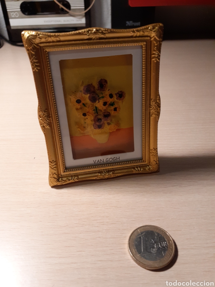 Otros objetos de arte: Marco cuadro los girasoles Van Gogh - Foto 3