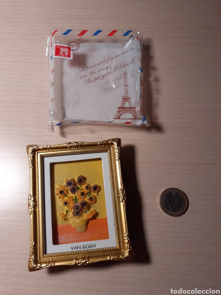 Otros objetos de arte: Marco cuadro los girasoles Van Gogh - Foto 5