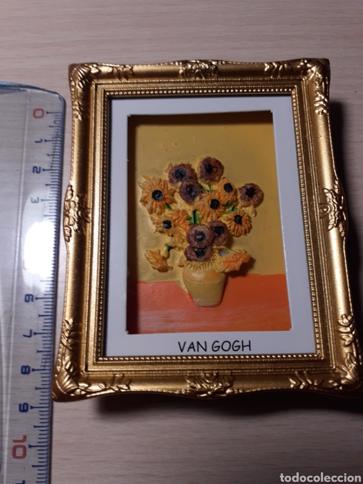 Otros objetos de arte: Marco cuadro los girasoles Van Gogh - Foto 1