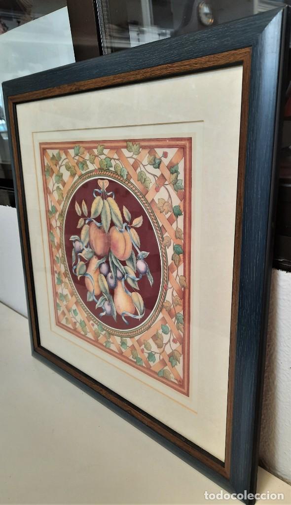 Otros objetos de arte: CUADRO LAMINA FRUTAS CON CRISTAL 46 X 46 - Foto 4