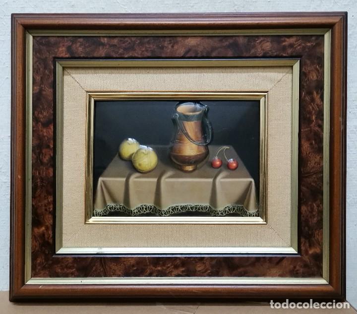 Otros objetos de arte: CUADRO EN RELIEVE ENMARCADO BODEGON - CUADRO-236 - Foto 1