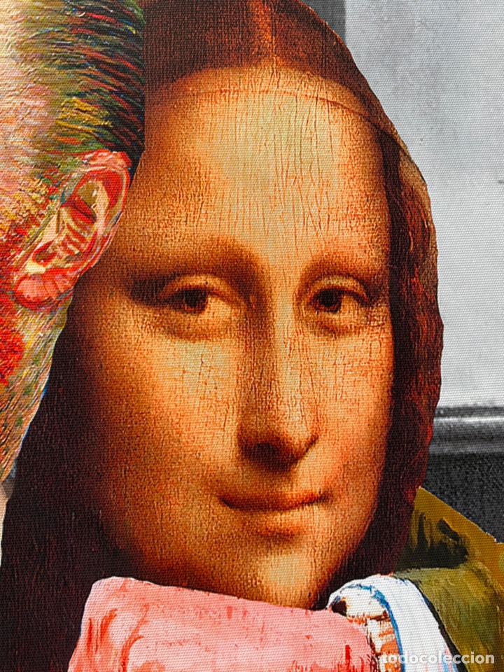 Otros objetos de arte: Pop Art Lienzo &oacute;leo inyectado Van Gogh y Mona Lisa - Foto 8