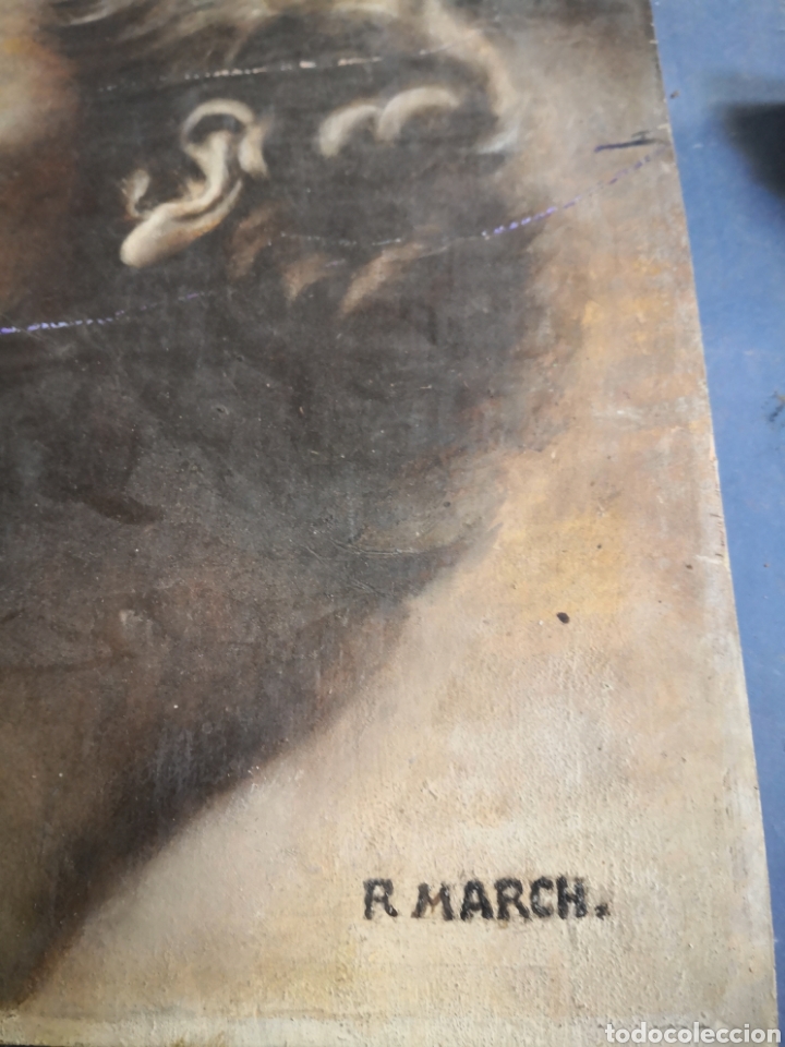Otros objetos de arte: Pintura mujer r March - Foto 4