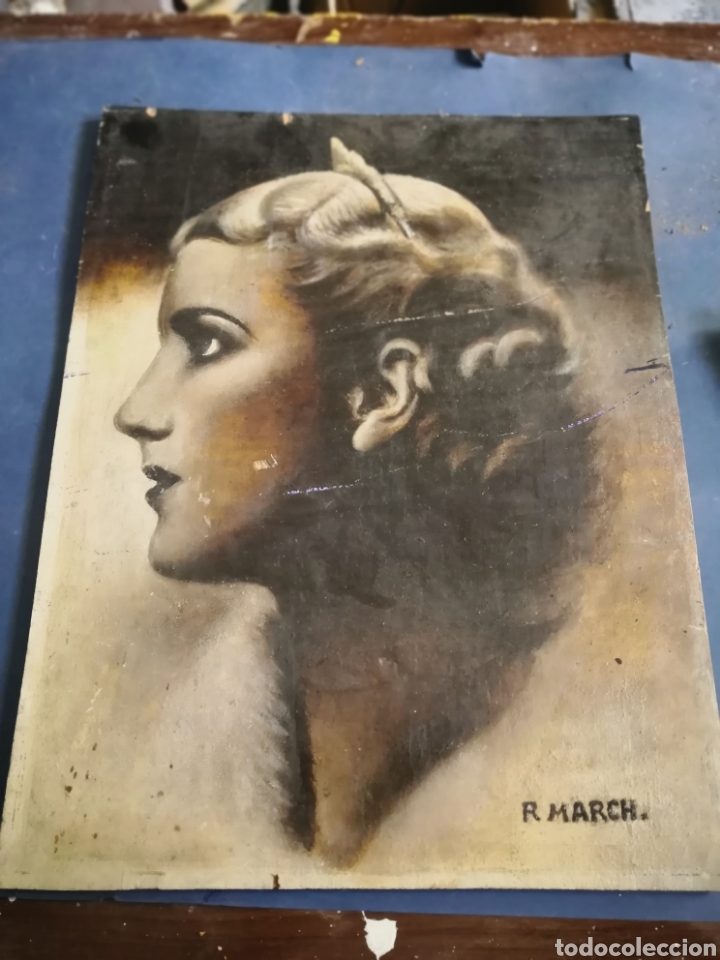 Otros objetos de arte: Pintura mujer r March - Foto 1