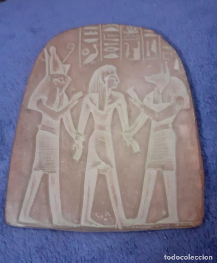 Otros objetos de arte: Plafon de barro codido reproduccion egipcia - Foto 1