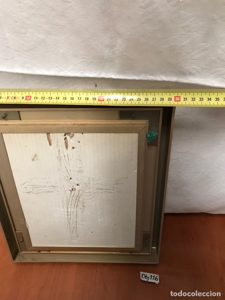 Otros objetos de arte: CUADRO MET&Aacute;LICO BOUCHEP - Foto 4