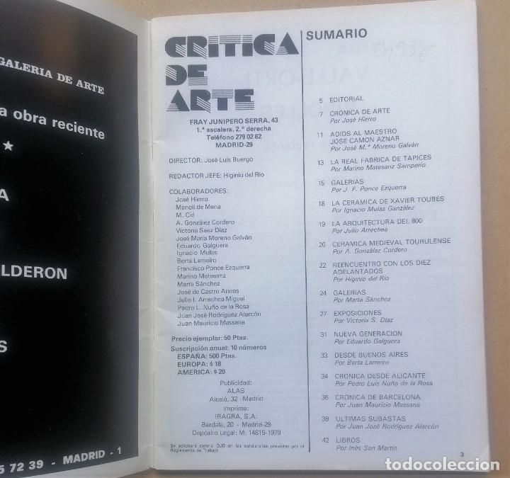 Otros objetos de arte: Cr&iacute;tica de arte, junio de 1979, n&ordm; 0 - Foto 3