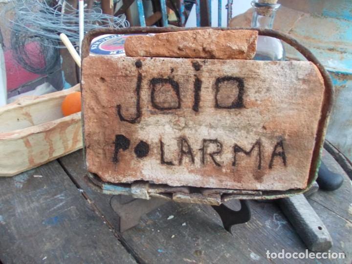 Otros objetos de arte: ladriilo de barro antiguo con inspcricion - Foto 1