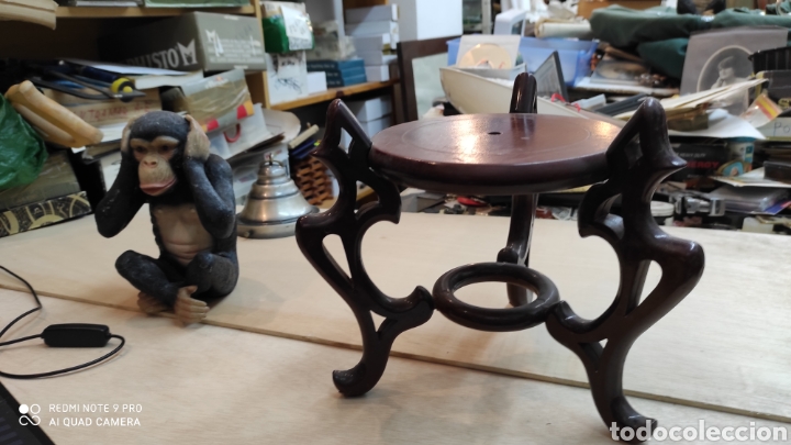 Otros objetos de arte: Base para realce de figuras, jarrones,etc. Madera. - Foto 4