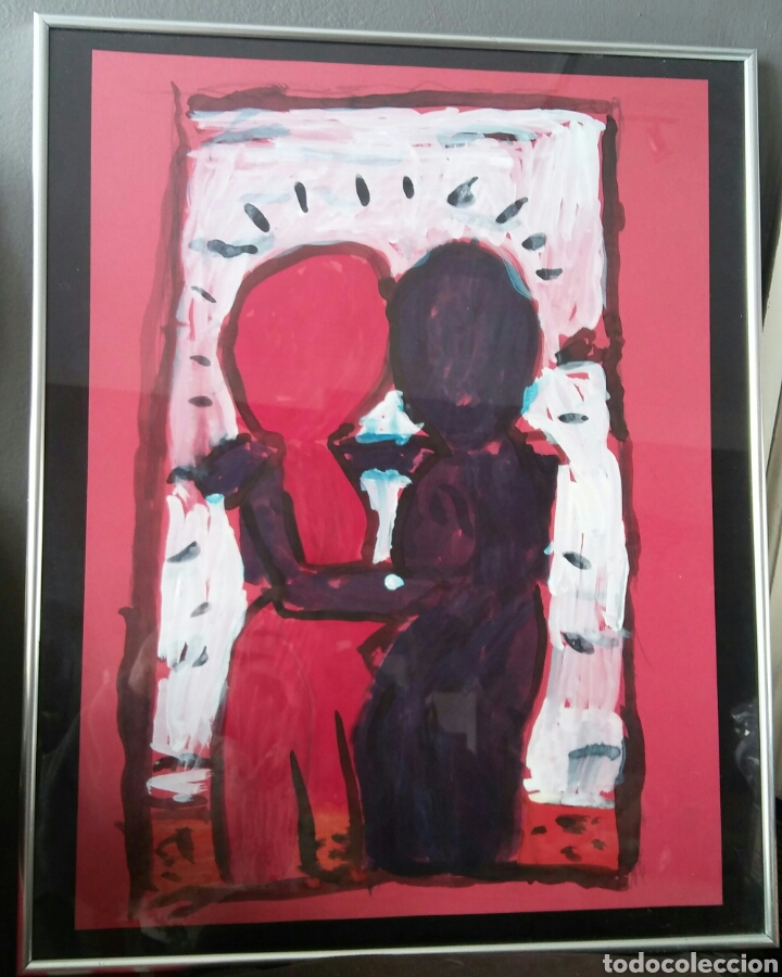 Otros objetos de arte: Guache estilo Keith Haring - Foto 2
