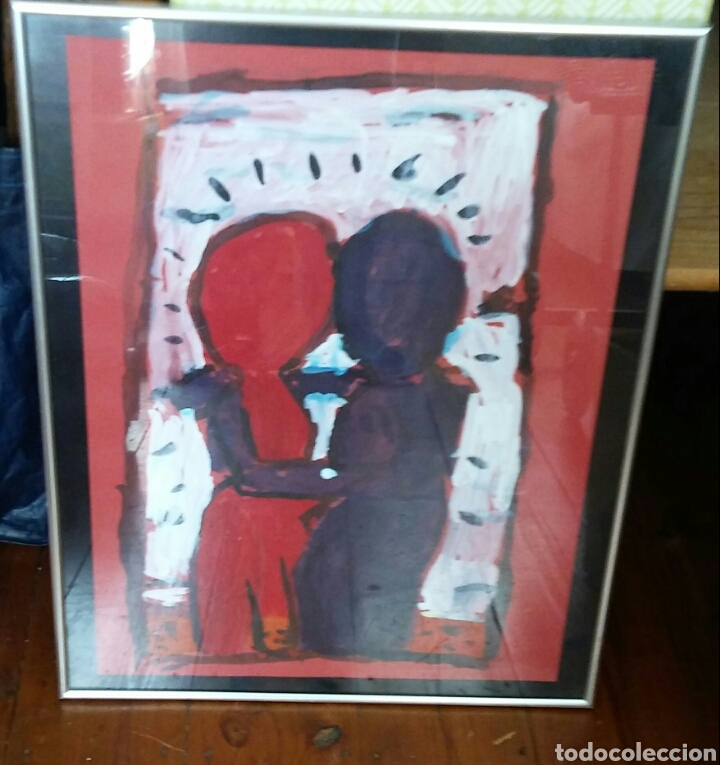 Otros objetos de arte: Guache estilo Keith Haring - Foto 1