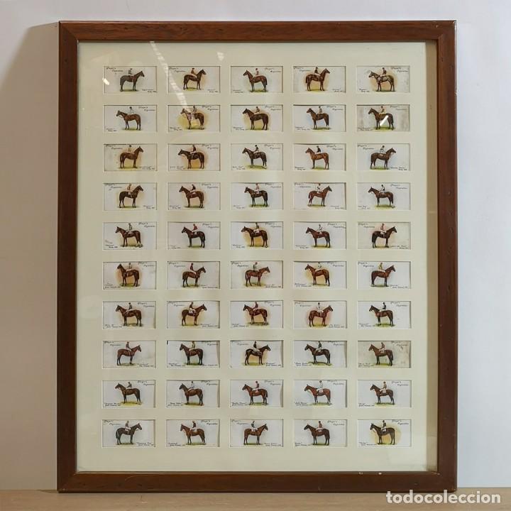 Otros objetos de arte: Composici&oacute;n de estampas ecuestres - Foto 1