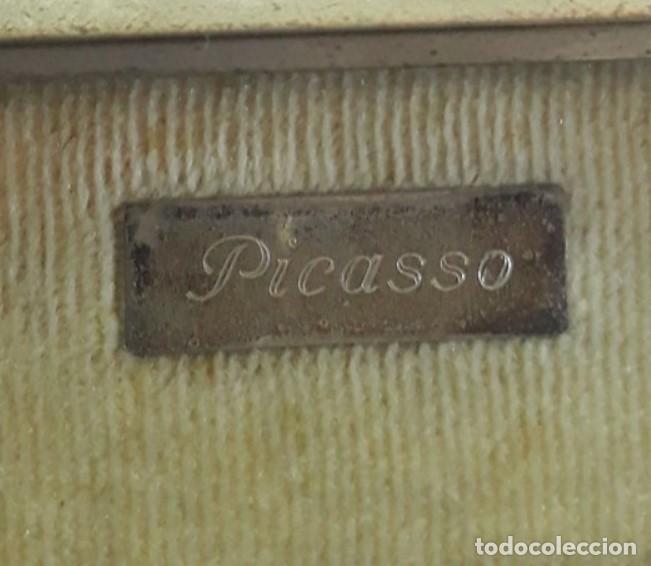 Otros objetos de arte: PICASSO.... esmalte.. enmarcado vintage - Foto 3