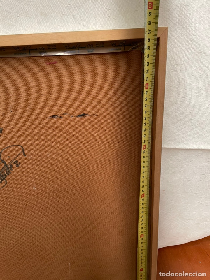 Otros objetos de arte: CUADRO ABSTRACTO CON DEDICATORIA - Foto 5