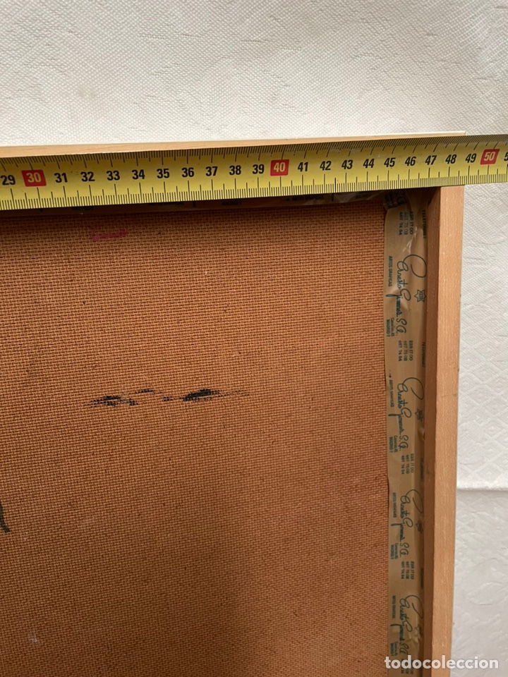 Otros objetos de arte: CUADRO ABSTRACTO CON DEDICATORIA - Foto 6