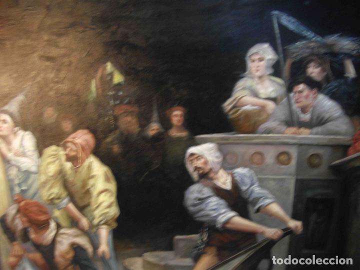 Otros objetos de arte: OLEO SOBRE LIENZO MUERTE DE LA PRINCESA - Foto 4