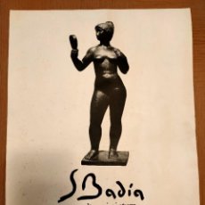 Varios objetos de Arte: SEBASTIÀ BADIA CARTEL EXPOSICIÓN EN 1976. Lote 238265100