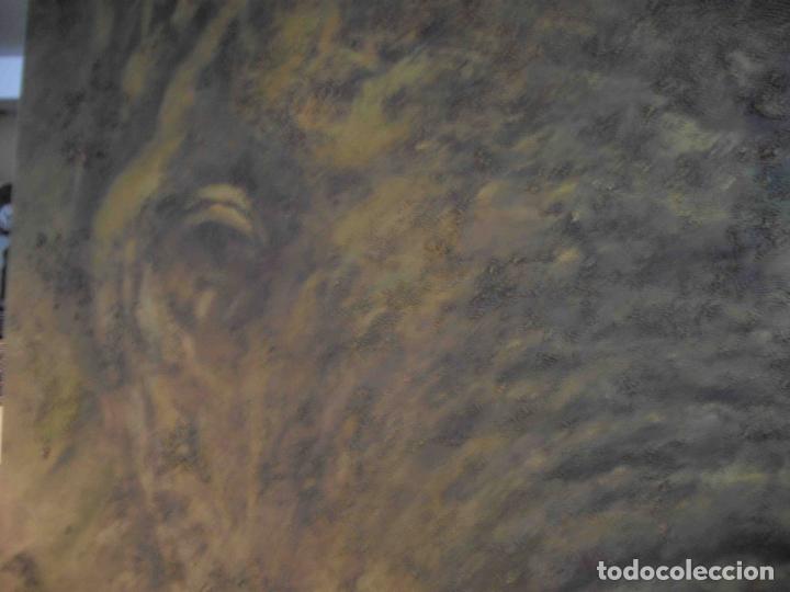Otros objetos de arte: OLEO SOBRE LIENZO ELEFANTE - Foto 7