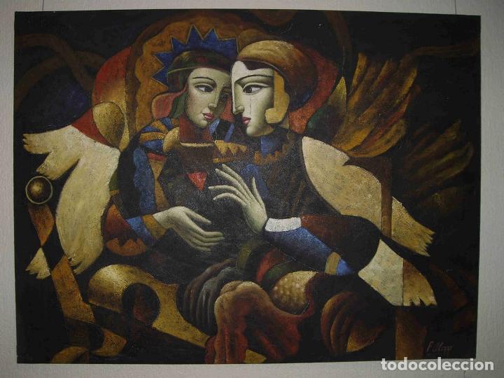Otros objetos de arte: CUADRO 3 SERIE FANTASIA DE CARNAVAL - Foto 1