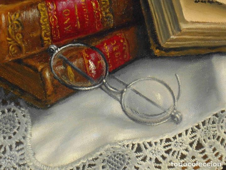 Otros objetos de arte: OELO BODEGON GAFAS BIBLIA PLANCHA - Foto 3