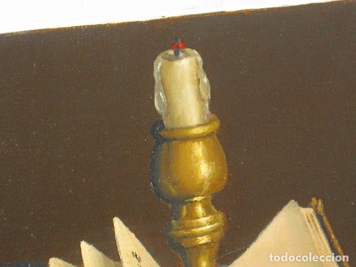 Otros objetos de arte: OELO BODEGON GAFAS BIBLIA PLANCHA - Foto 4