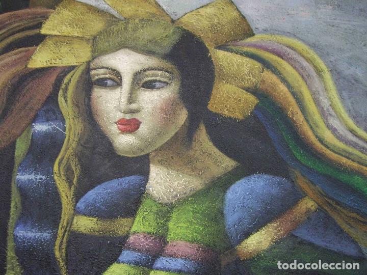 Otros objetos de arte: CUADRO 4 SERIE FANTASIA DE CARNAVAL - Foto 2