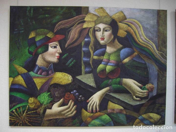 Otros objetos de arte: CUADRO 4 SERIE FANTASIA DE CARNAVAL - Foto 1