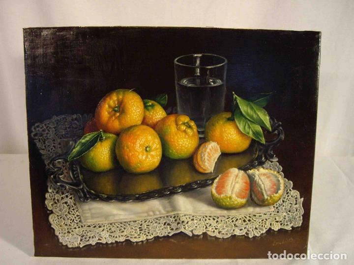 Otros objetos de arte: OLEO BODEGON NARANJAS F PRADALES &nbsp;&nbsp;&nbsp;&nbsp;&nbsp; - Foto 1