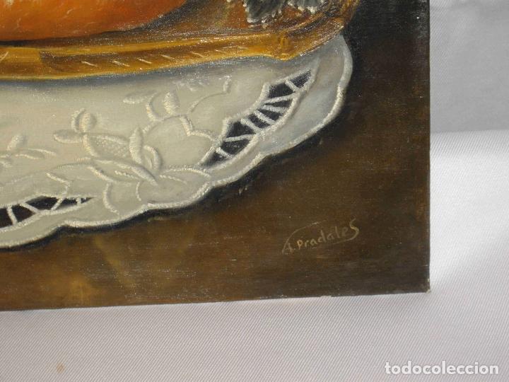 Otros objetos de arte: OLEO BODEGON PRADALES HOGAZA - Foto 2