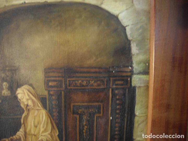 Otros objetos de arte: OLEO SOBRE LIENZO TALLISTA - Foto 2