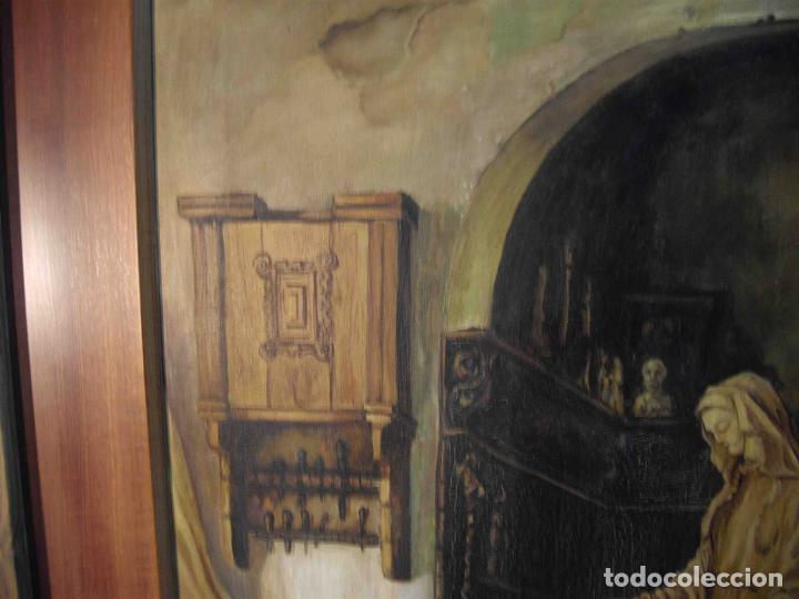 Otros objetos de arte: OLEO SOBRE LIENZO TALLISTA - Foto 5