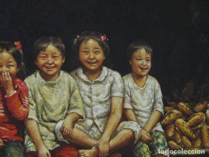 Otros objetos de arte: CUADRO LOS NI&Ntilde;OS DEL MA&Iacute;Z - Foto 3