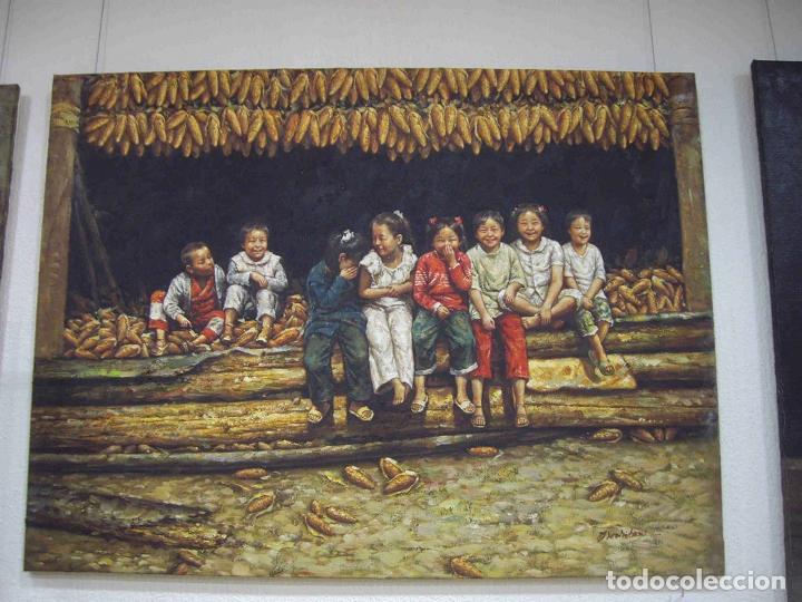 Otros objetos de arte: CUADRO LOS NI&Ntilde;OS DEL MA&Iacute;Z - Foto 1