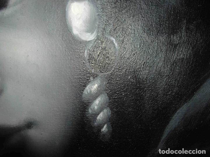 Otros objetos de arte: OLEO DOS NI&Ntilde;AS TIBETANAS - Foto 5