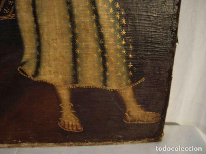 Otros objetos de arte: OLEO ANGEL DE LA GUARDA S XVII - Foto 5