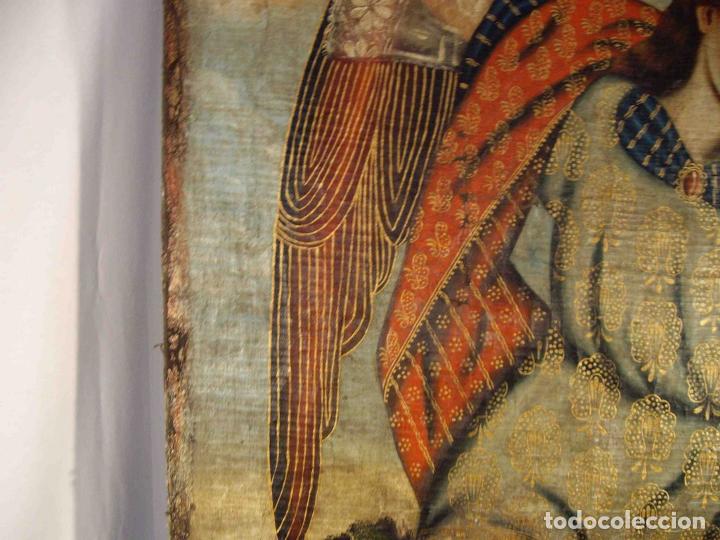 Otros objetos de arte: OLEO ANGEL DE LA GUARDA S XVII - Foto 7