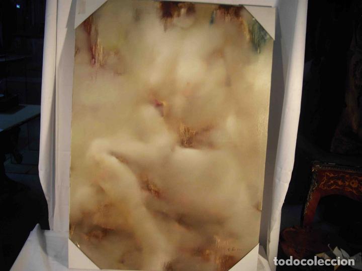 Otros objetos de arte: OLEO SOBRE LIENZO DESNUDO FRONTAL - Foto 2