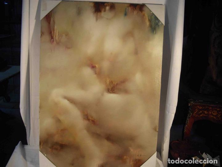 Otros objetos de arte: OLEO SOBRE LIENZO DESNUDO FRONTAL - Foto 1