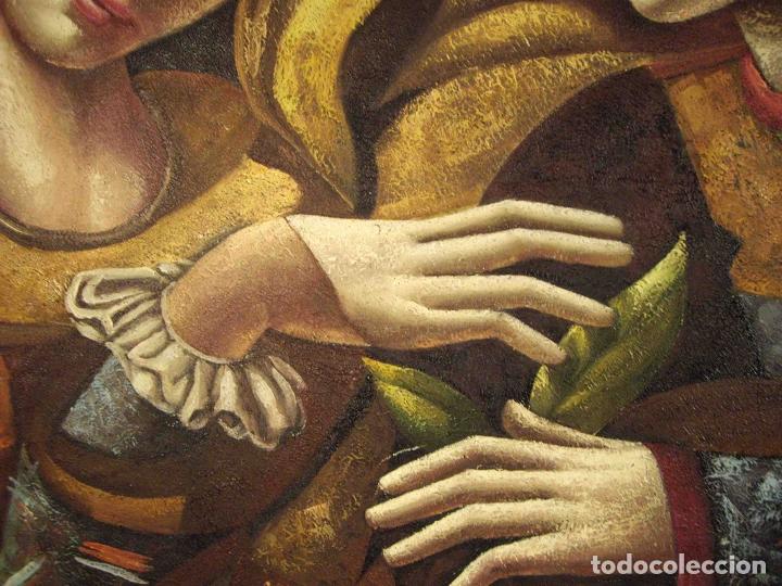 Otros objetos de arte: OLEO PAREJA CUBISTA III - Foto 4