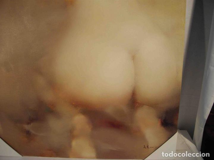 Otros objetos de arte: OLEO SOBRE LIENZO DESNUDO ESPALDA - Foto 3