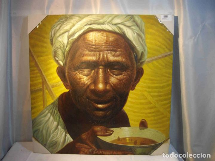 Otros objetos de arte: OLEO CAMPESINO BEDUINO - Foto 1