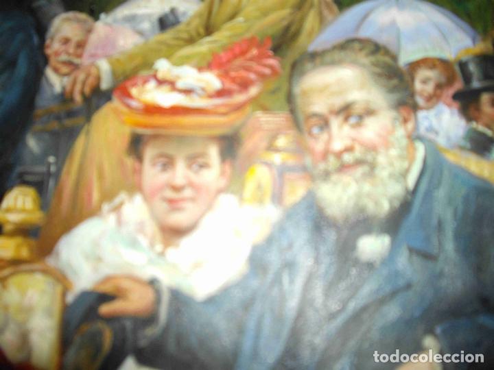 Otros objetos de arte: OLEO PASEO PARQUE INGLES - Foto 4